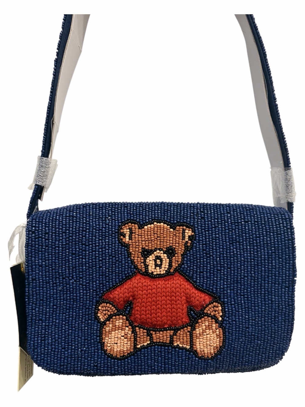 NWT: *Viral* Teddy Bear Beaded Bag 🧸 From India to You 🧸